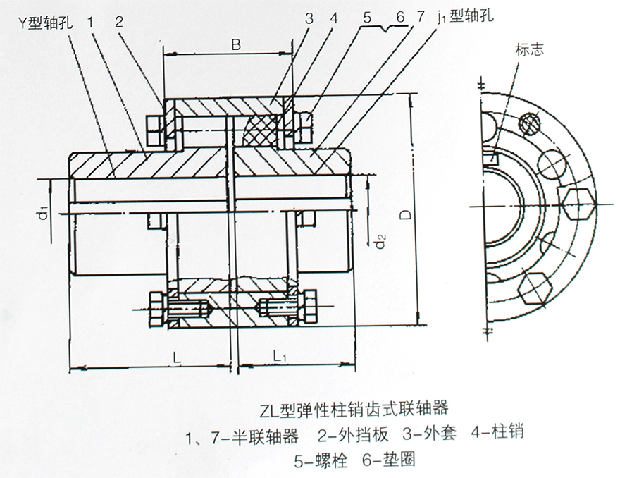 ZL型彈性注銷齒聯(lián)軸器